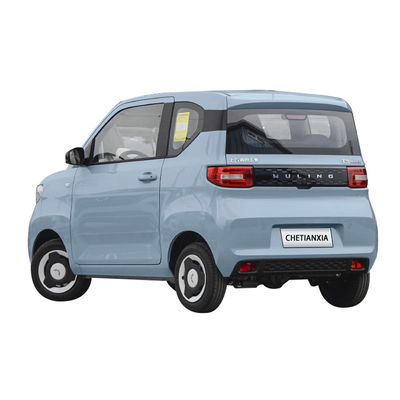 Sleek 4 Seater Mini EV Cars Powered Wuling Hongguang Vehicles