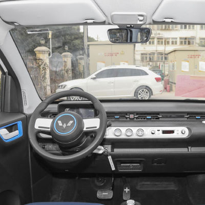 Sleek 4 Seater Mini EV Cars Powered Wuling Hongguang Vehicles