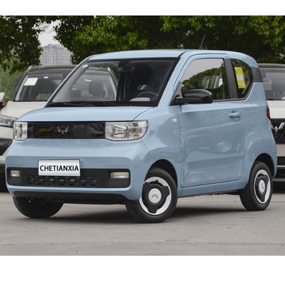 Sleek 4 Seater Mini EV Cars Powered Wuling Hongguang Vehicles