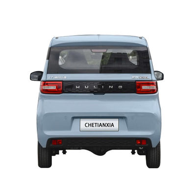 Sleek 4 Seater Mini EV Cars Powered Wuling Hongguang Vehicles
