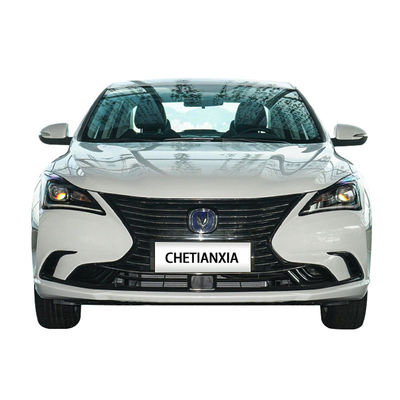 White Changan Used Car 4 Wheel 4 Door Small Car Pure Electric