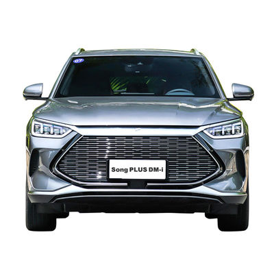 Automobile BYD Used Cars 5 Seater New Energy Hybrid EVs Song Plus Flagship