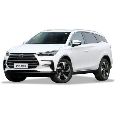 White Fully Electric SUV 635km Luxury Midsize SUV BYD Tang Flagship